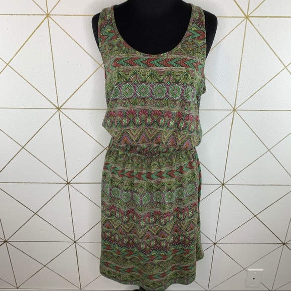 Patagonia West Ashley Dress Boho Keyhole Back M